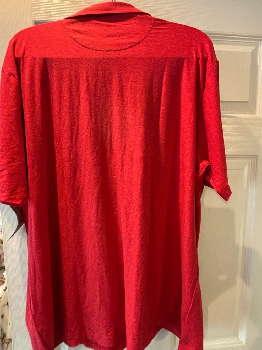 Colosseum Men's Rutgers Red Polo with 'R' Logo - Picture 5 of 5